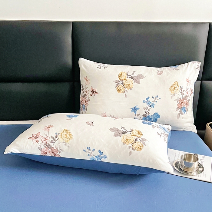 91家纺网 家纺一手货源 找家纺 （总）梵克保罗 2025春夏新款水洗棉麻学生季小号三件套