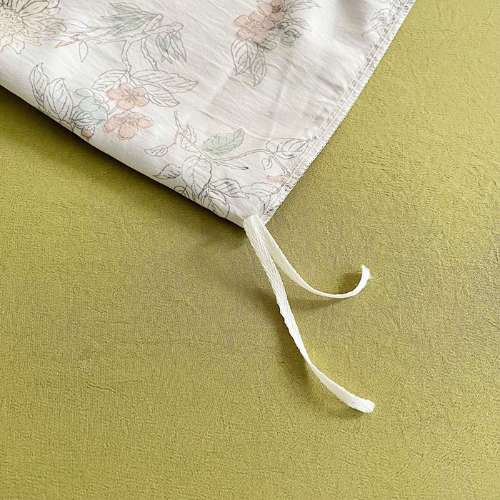 91家纺网 家纺一手货源 找家纺 梵克保罗 2025春夏新款水洗棉麻学生季小号三件套 向阳