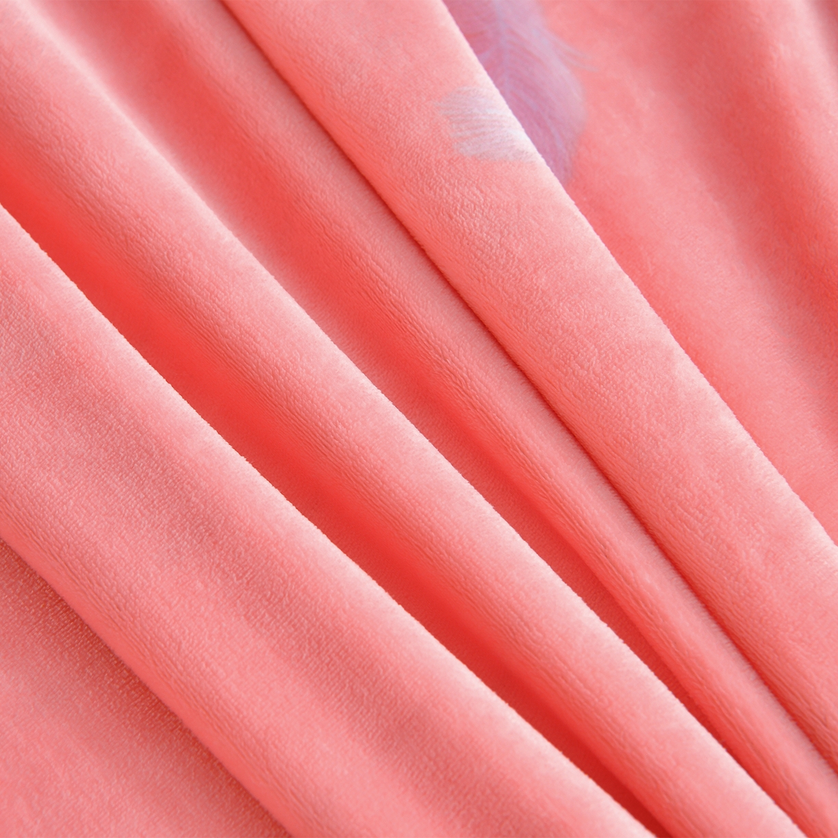 91家纺网 家纺一手货源 找家纺 橘姿家纺 2025新款9-10斤牛奶绒四件套金貂绒四件套 羽毛粉