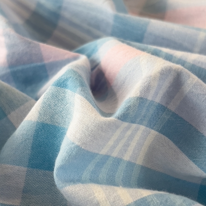 91家纺网 家纺一手货源 找家纺 梵克保罗 2025春夏新品无印风水洗棉学生六件套大礼包三件套枕套被套床单被芯床垫枕芯学生季 英伦蓝