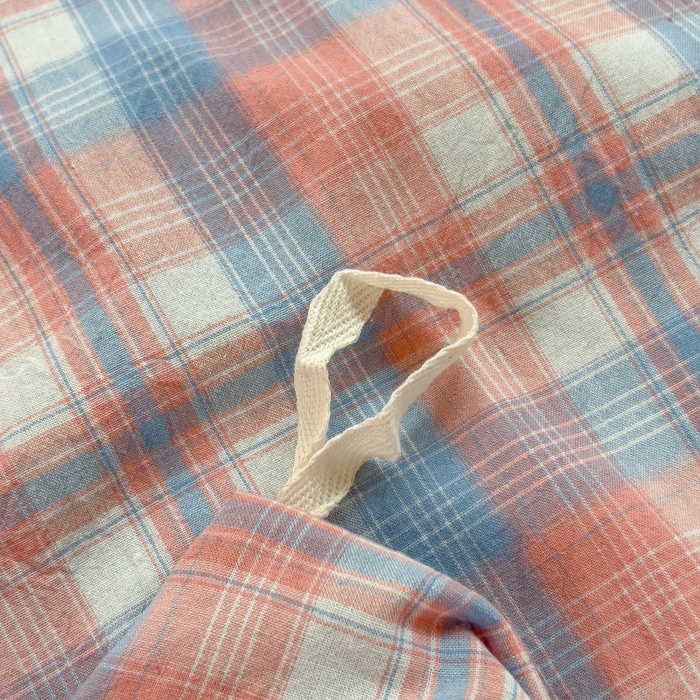 91家纺网 家纺一手货源 找家纺 梵克保罗 2025春夏新品无印风水洗棉学生六件套大礼包三件套枕套被套床单被芯床垫枕芯学生季 炫彩格