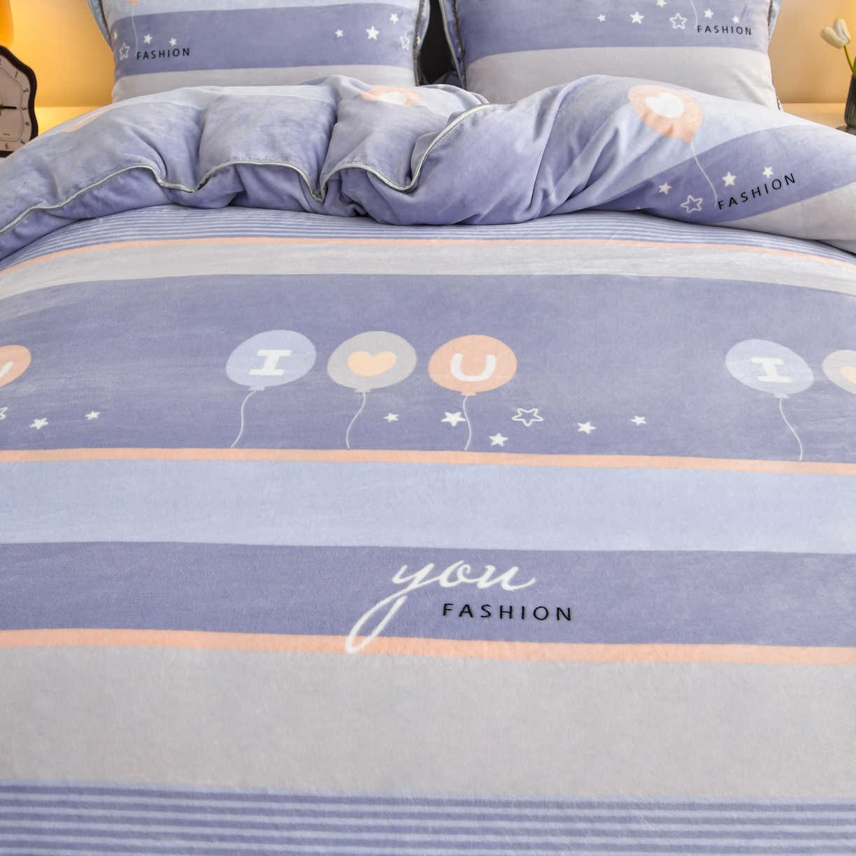 91家纺网 家纺一手货源 找家纺 橘姿家纺 2025新款9-10斤牛奶绒四件套金貂绒四件套 追梦