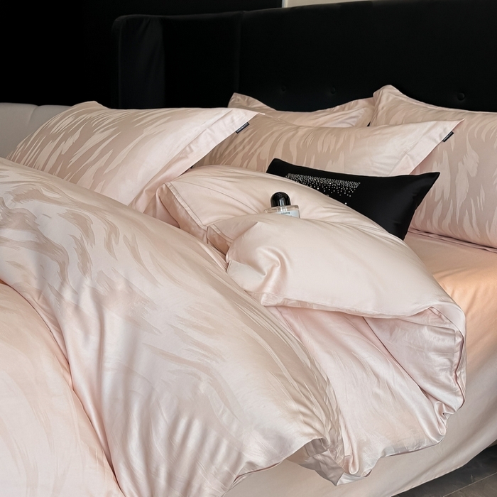 91家纺网 家纺一手货源 找家纺 （总）梵克保罗 2025春夏新品50S长绒棉轻奢提花四件套