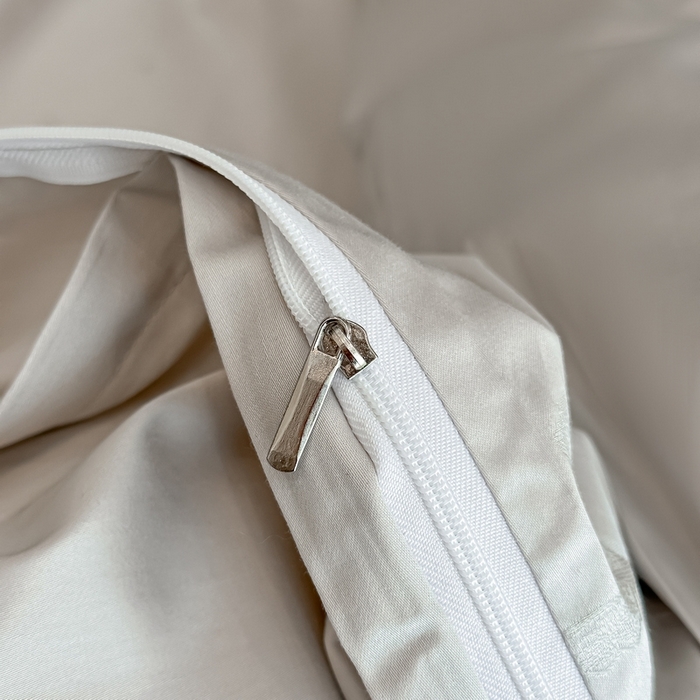 91家纺网 家纺一手货源 找家纺 梵克保罗 2025春夏新品50S长绒棉轻奢提花四件套 婉心-银