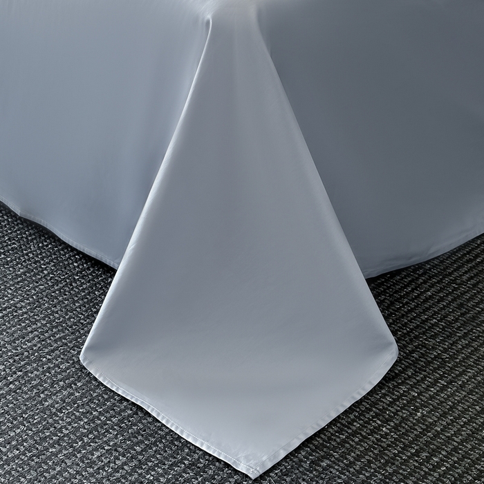 91家纺网 家纺一手货源 找家纺 梵克保罗 2025春夏新品50S长绒棉轻奢提花四件套 婉心-兰