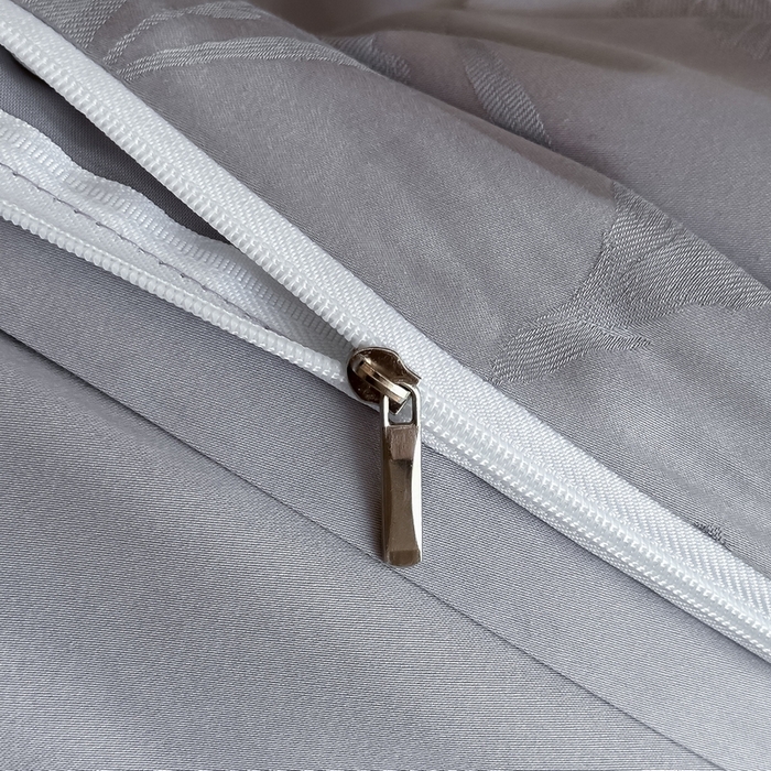 91家纺网 家纺一手货源 找家纺 梵克保罗 2025春夏新品50S长绒棉轻奢提花四件套 柔境-紫