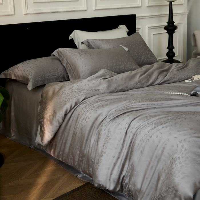 91家纺网 家纺一手货源 找家纺 （总）梵克保罗 2025春夏新款新款纯色LF兰精天丝莱赛尔四件套