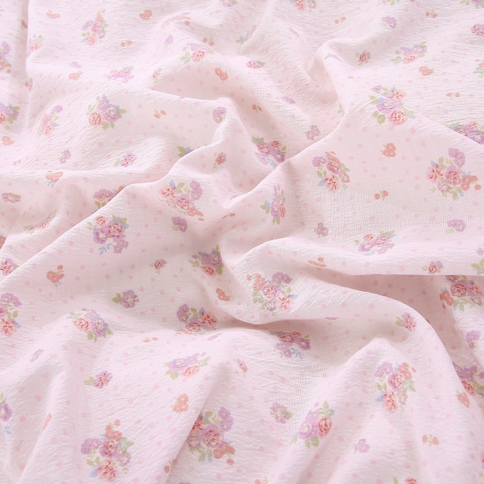 91家纺网 家纺一手货源 找家纺 梵克保罗 2025新款双层纱蕾丝花边床裙四件套 相思-樱桃红