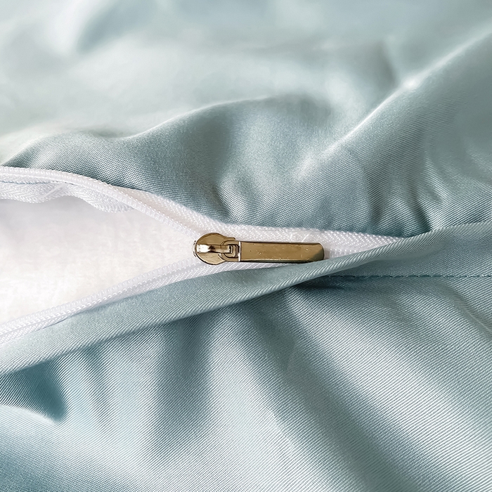 91家纺网 家纺一手货源 找家纺 梵克保罗 2025春夏新款天丝棉刺绣凉感四件套-华尔兹 华尔兹-梵星绿