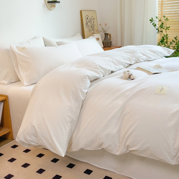 91家纺网 家纺一手货源 找家纺 （总）梵克保罗 2025新款无印风四件套系列