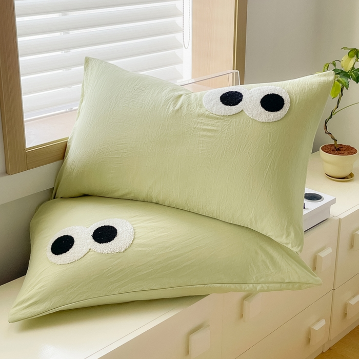 91家纺网 家纺一手货源 找家纺 梵克保罗 2025新款卡通水洗棉毛巾绣四件套 幸运树