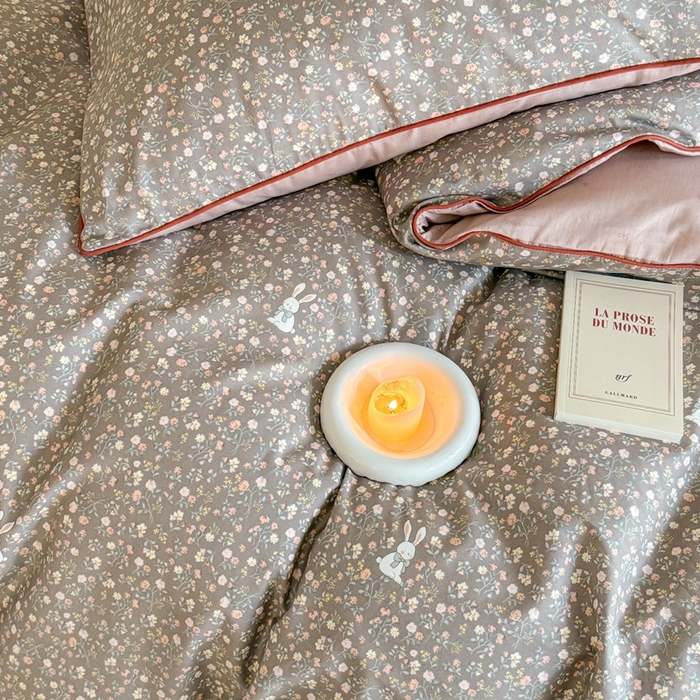 91家纺网 家纺一手货源 找家纺 （总）梵克保罗 2025新款全棉嵌绳四件套