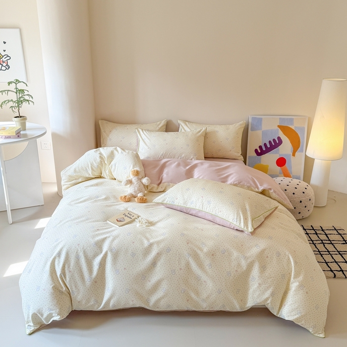 梵克保罗 2025新款全棉嵌绳四件套 小布丁