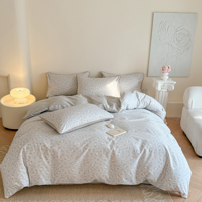 梵克保罗 2025新款全棉嵌绳四件套 年华