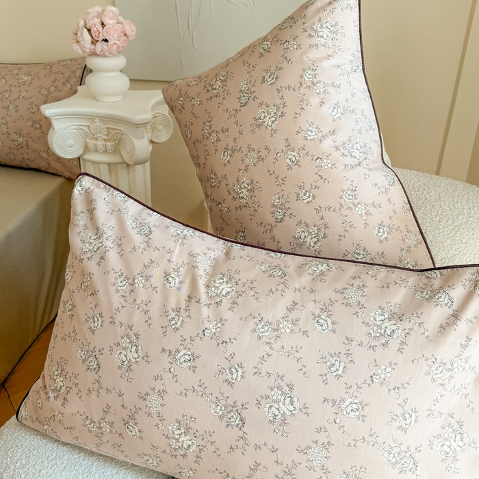 91家纺网 家纺一手货源 找家纺 梵克保罗 2025新款全棉嵌绳四件套 卡洛曼