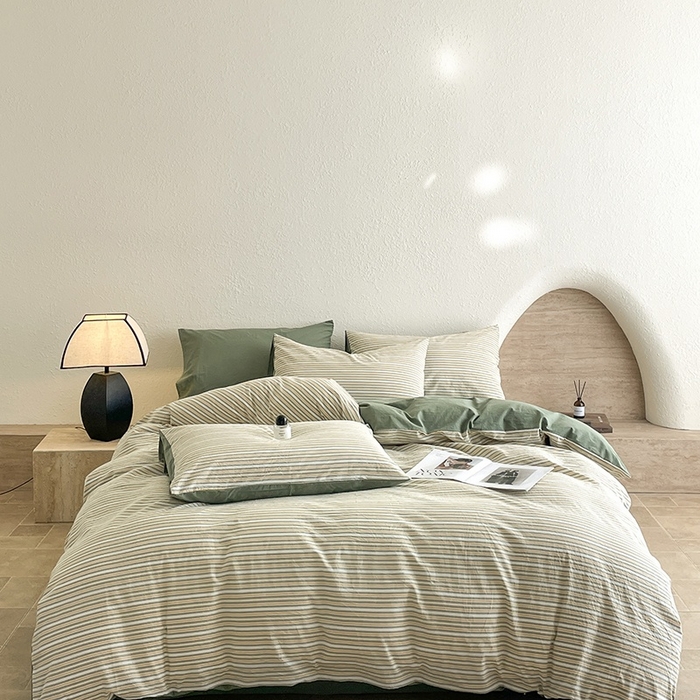 91家纺网 家纺一手货源 找家纺 （总）梵克保罗 2025新款无印风四件套系列