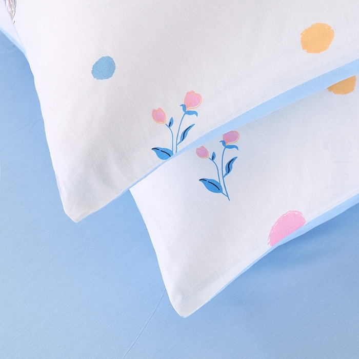 91家纺网 家纺一手货源 找家纺 梵克保罗 2025新款12868全棉印花四件套 蝶舞