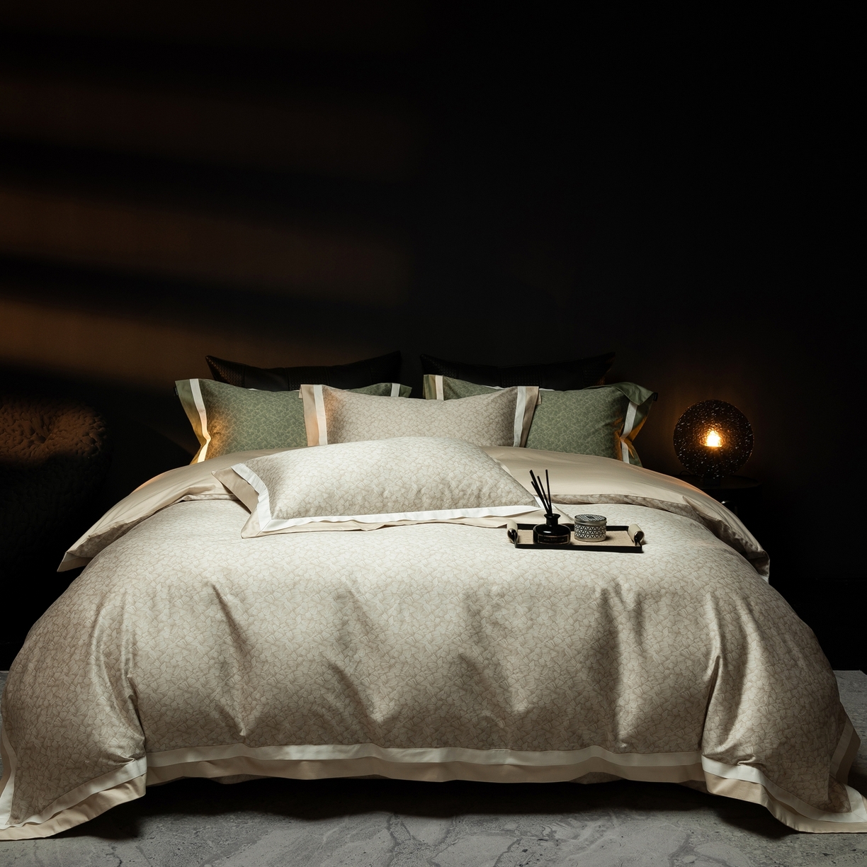 91家纺网 家纺一手货源 找家纺 ONE TWO ONE 121 2025新款高支高密全棉贡缎长绒精工细作工艺款-观雪【会员减-20】  控价 498 -518 观雪-米