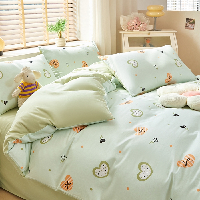 梵克保罗 2025新款12868全棉印花四件套 心愿