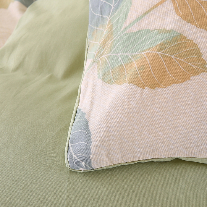 91家纺网 家纺一手货源 找家纺 梵克保罗 2025新款12868全棉印花四件套 木槿