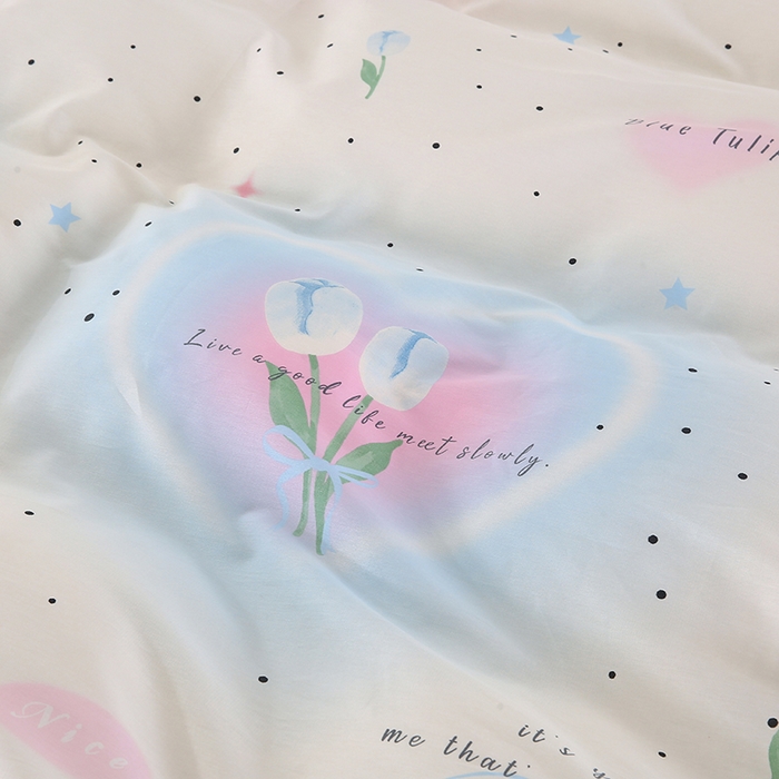 91家纺网 家纺一手货源 找家纺 梵克保罗 2025新款12868全棉印花四件套 迷梦花语