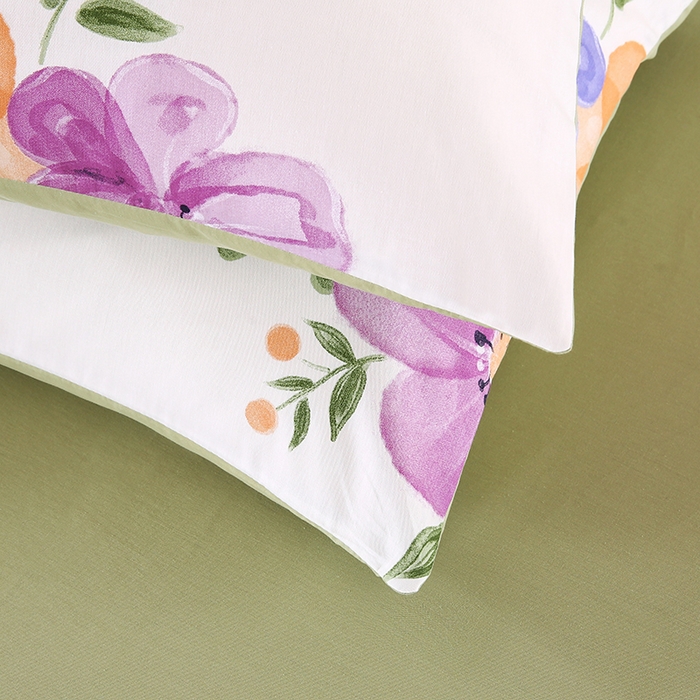 91家纺网 家纺一手货源 找家纺 梵克保罗 2025新款12868全棉印花四件套 繁花似锦