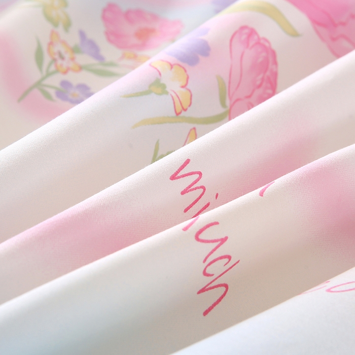 91家纺网 家纺一手货源 找家纺 梵克保罗 2025新款12868全棉印花四件套 盛夏之姿