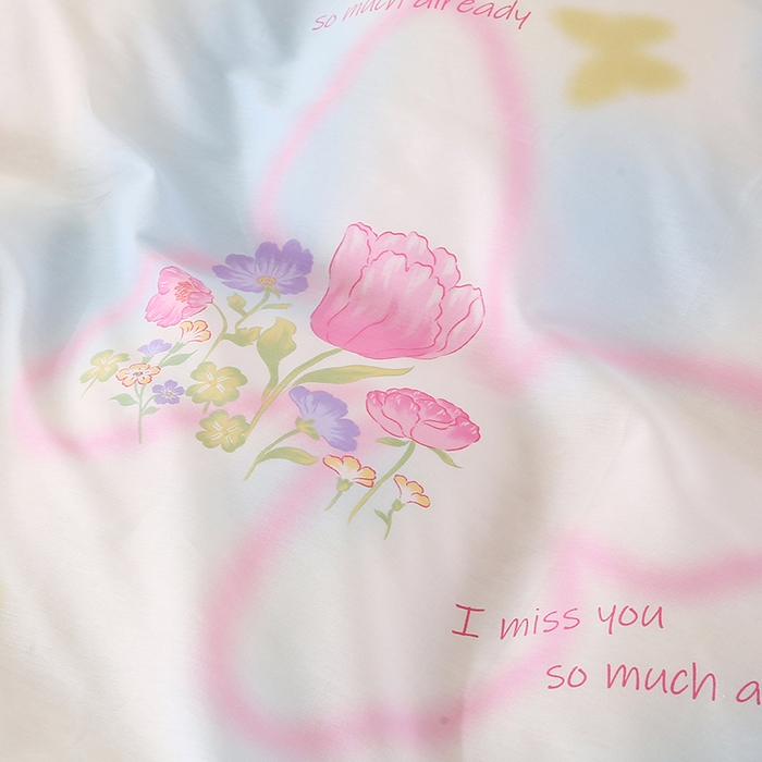 91家纺网 家纺一手货源 找家纺 梵克保罗 2025新款12868全棉印花四件套 盛夏之姿