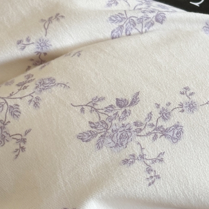 91家纺网 家纺一手货源 找家纺 梵克保罗 2025新款法式大花边针织棉四件套 紫黛