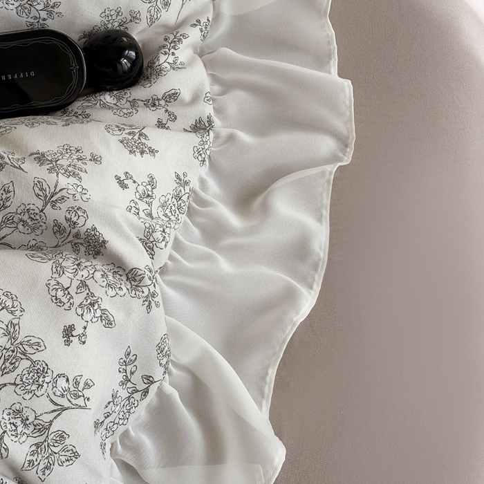 91家纺网 家纺一手货源 找家纺 梵克保罗 2025新款法式大花边针织棉四件套 洛莉