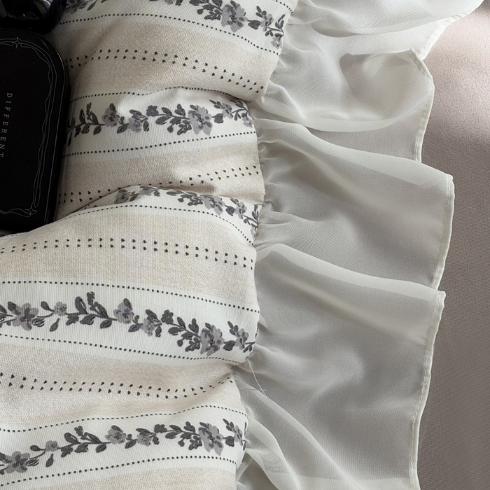 91家纺网 家纺一手货源 找家纺 梵克保罗 2025新款法式大花边针织棉四件套 卡曼