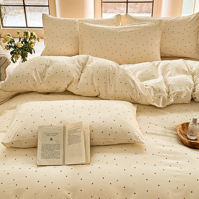 91家纺网 家纺一手货源 找家纺 （总）梵克保罗 2025新款有氧针织双层纱印花四件套