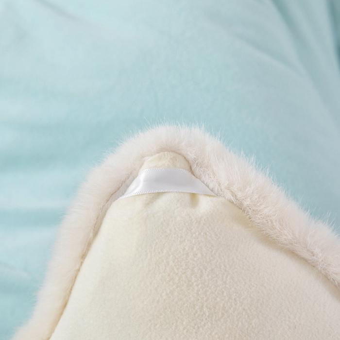 91家纺网 家纺一手货源 找家纺 亿莱鑫 2025新款A类超柔火山绒春秋被被子被芯冬被 海盐蓝