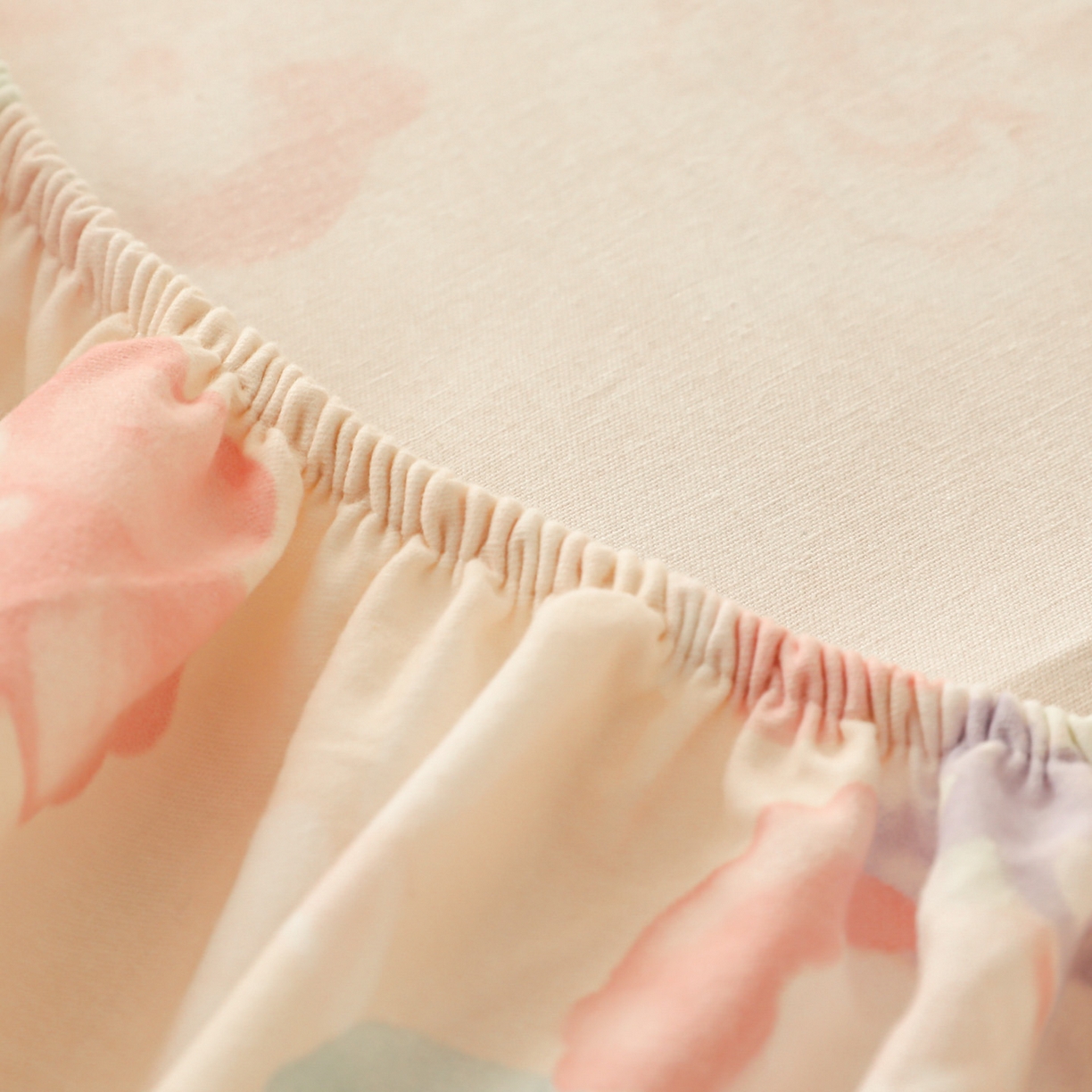 91家纺网 家纺一手货源 找家纺 简宜家居（朝初家纺） 2025新款纯棉全棉磨毛单床笠系列 牡丹仙子