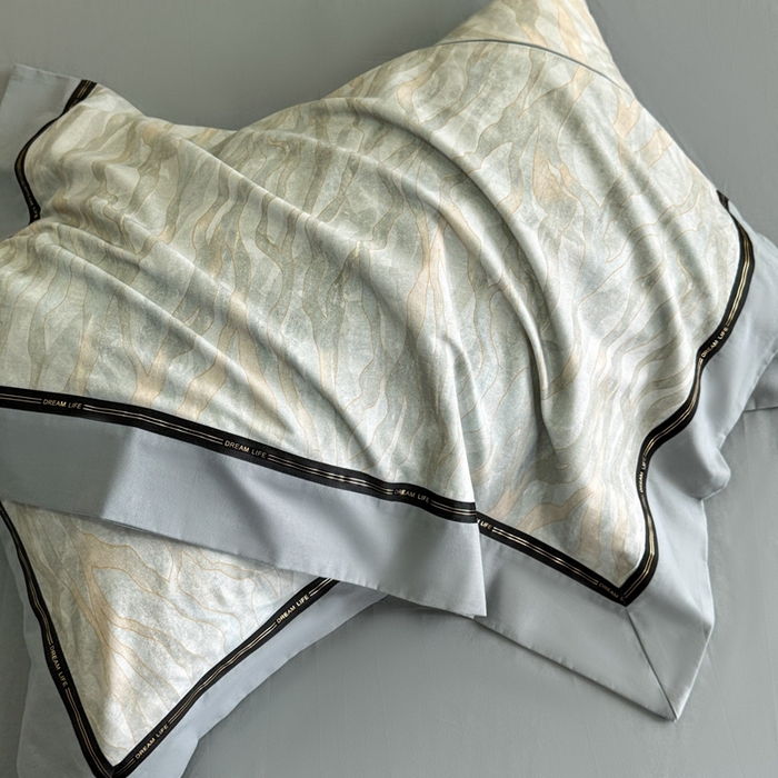 91家纺网 家纺一手货源 找家纺 博纳家纺 2025新款亲肤舒适全棉纯棉磨毛撞色四件套-千山暮雪【控价劵后258（严格按控价来）】 茉莉珊瑚