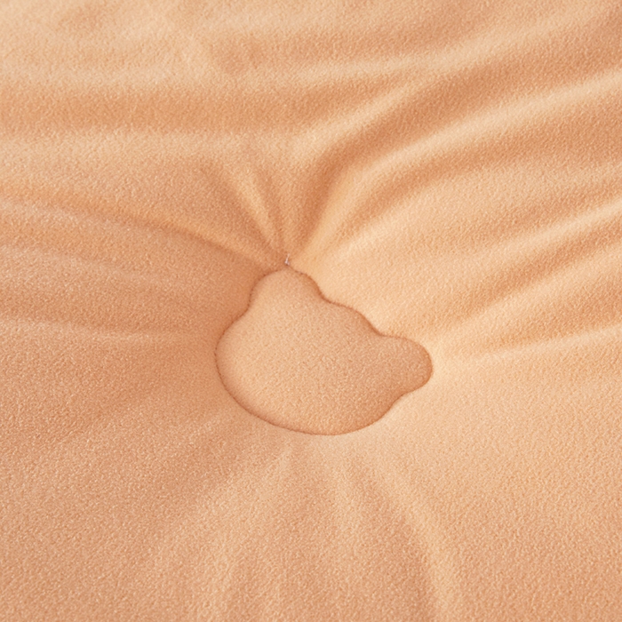 91家纺网 家纺一手货源 找家纺 亿莱鑫 2025新款A类超柔火山绒春秋被被子被芯冬被 落日橘