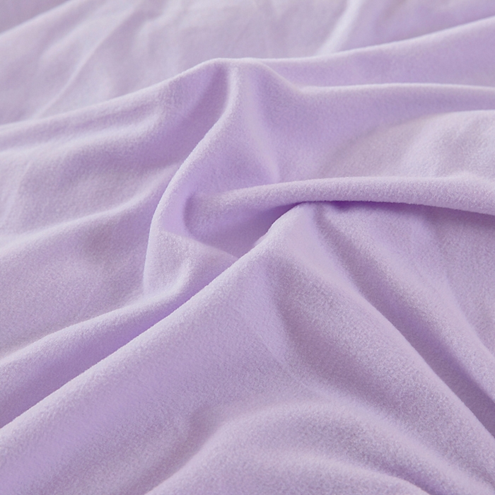 91家纺网 家纺一手货源 找家纺 亿莱鑫 2025新款A类超柔火山绒春秋被被子被芯冬被 奶昔紫