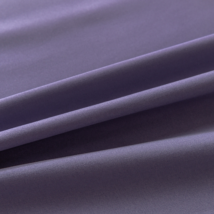 91家纺网 家纺一手货源 找家纺 梵克保罗 2025新款亲肤磨毛舒适柔软纯色Q系列床裙 Q-莫奈紫