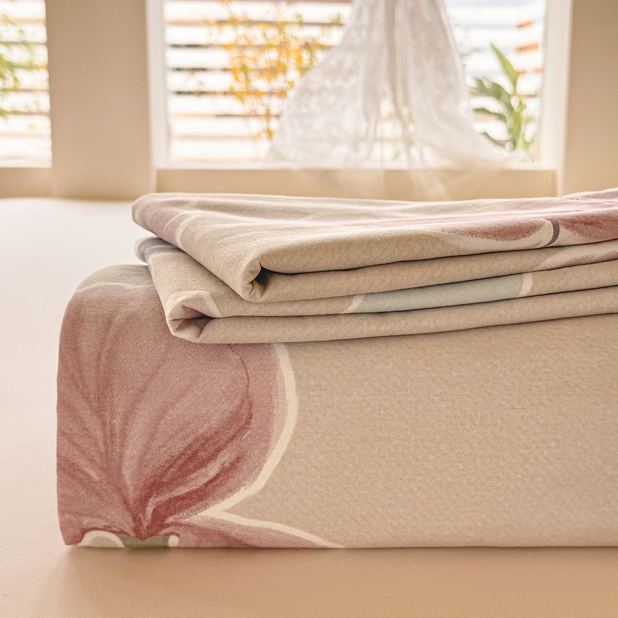 91家纺网 家纺一手货源 找家纺 壹贝家纺 2025新款A类100%全棉纯棉磨毛床单单床单床单单件 奈美