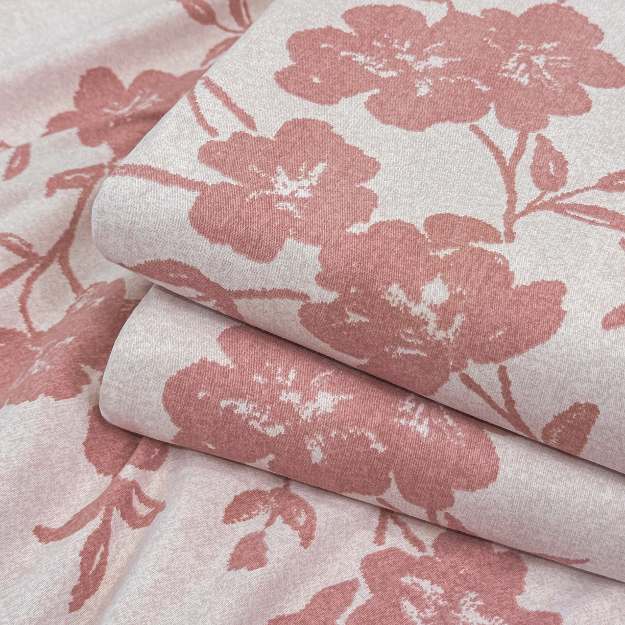 91家纺网 家纺一手货源 找家纺 壹贝家纺 2025新款A类100%全棉纯棉磨毛床单单床单床单单件 梅花印-粉