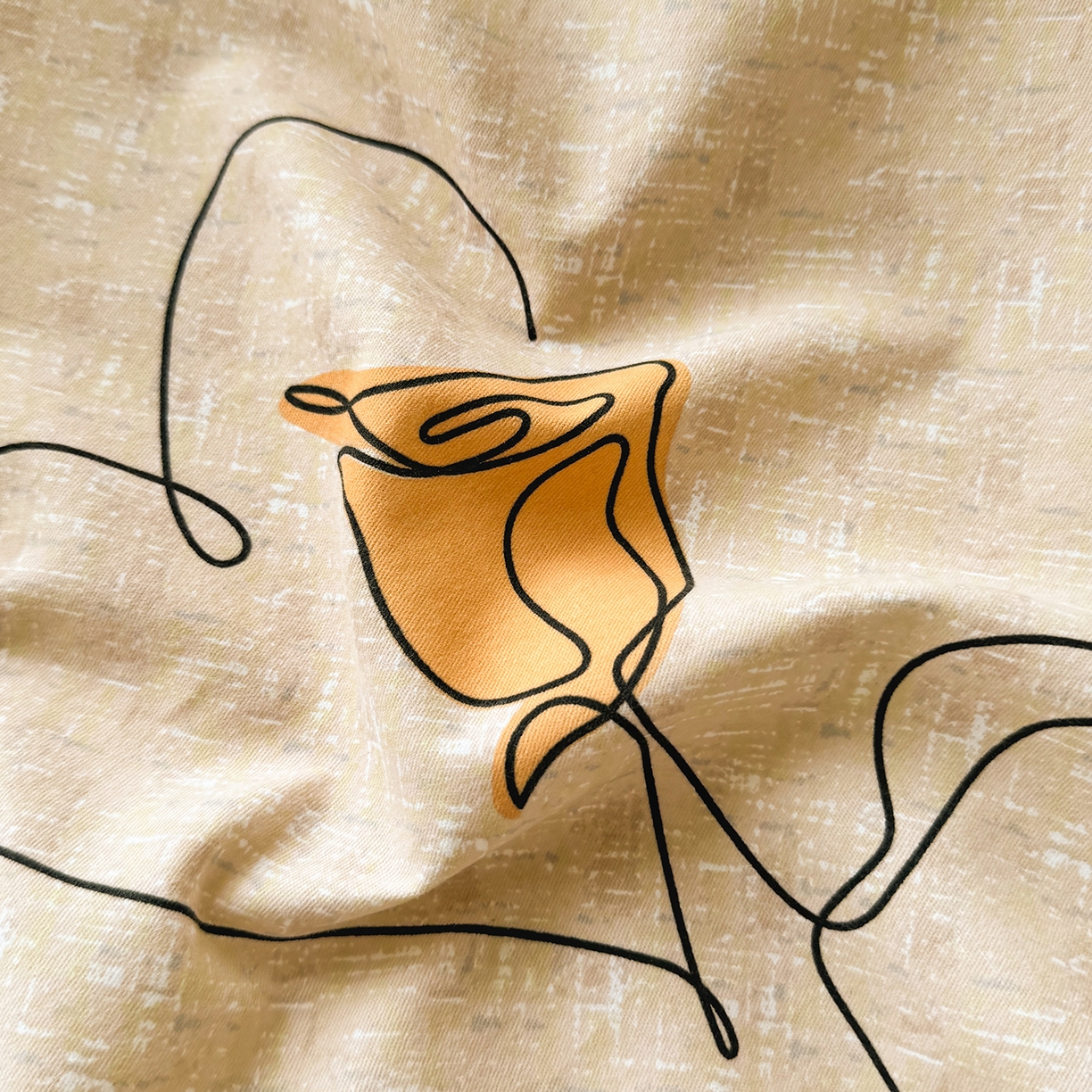 91家纺网 家纺一手货源 找家纺 壹贝家纺 2025新款A类100%全棉纯棉磨毛床单单床单床单单件 小香玉-咖