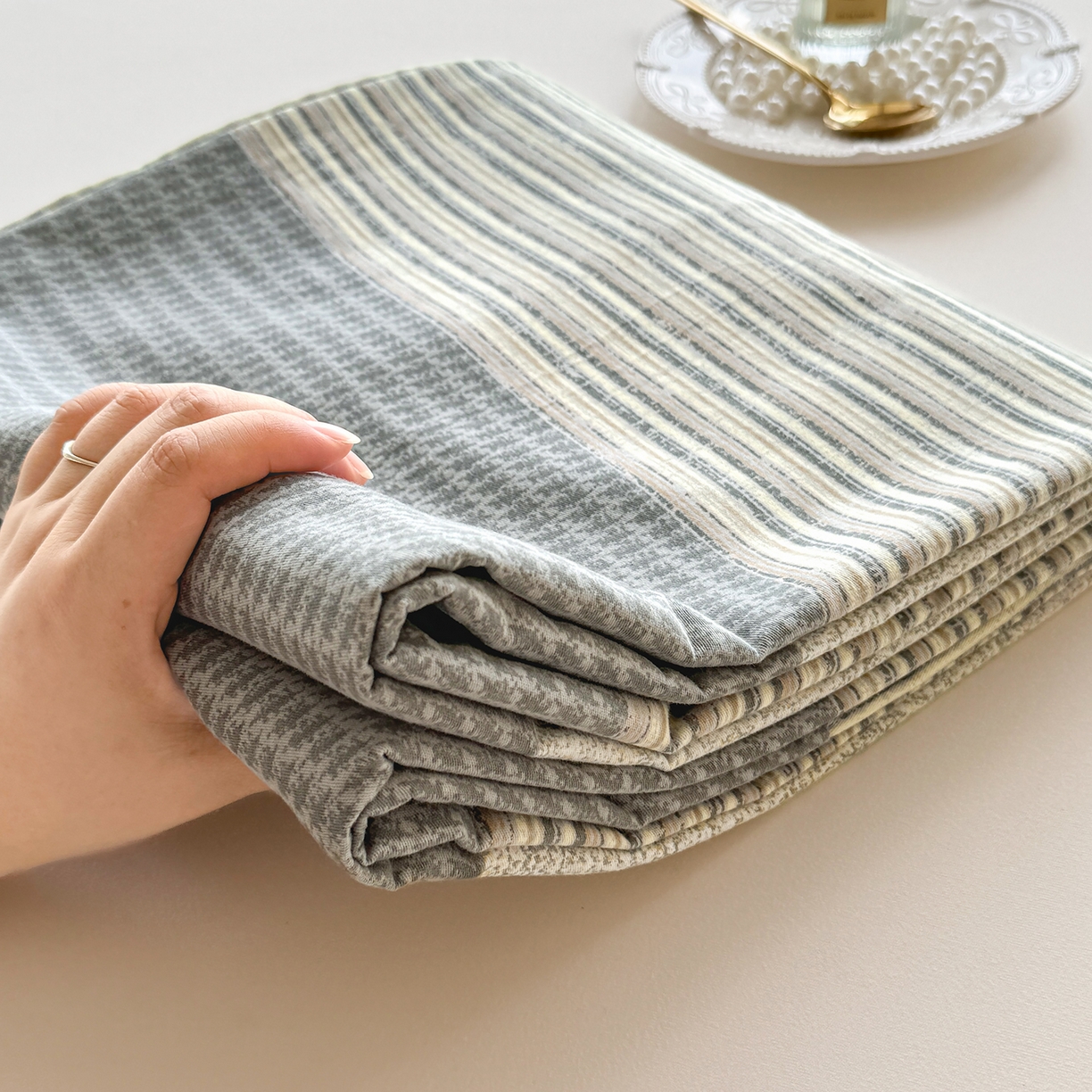 91家纺网 家纺一手货源 找家纺 壹贝家纺 2025新款A类100%全棉纯棉磨毛床单单床单床单单件 亚马-灰