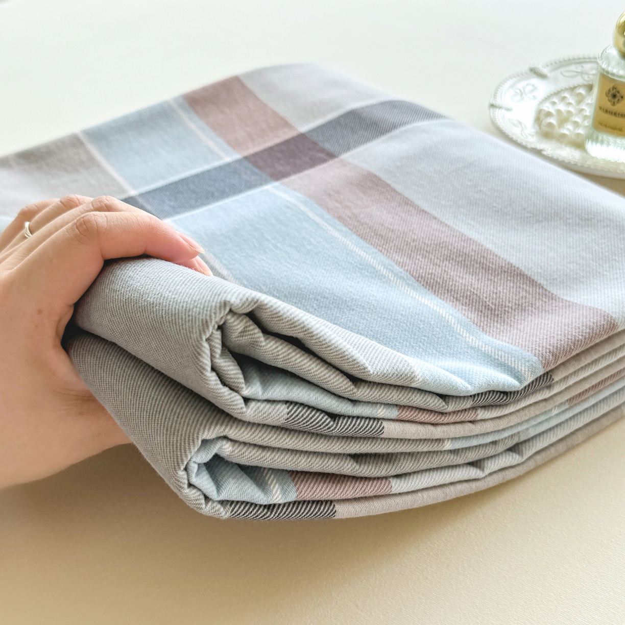 91家纺网 家纺一手货源 找家纺 壹贝家纺 2025新款A类100%全棉纯棉磨毛床单单床单床单单件 布伦特-咖