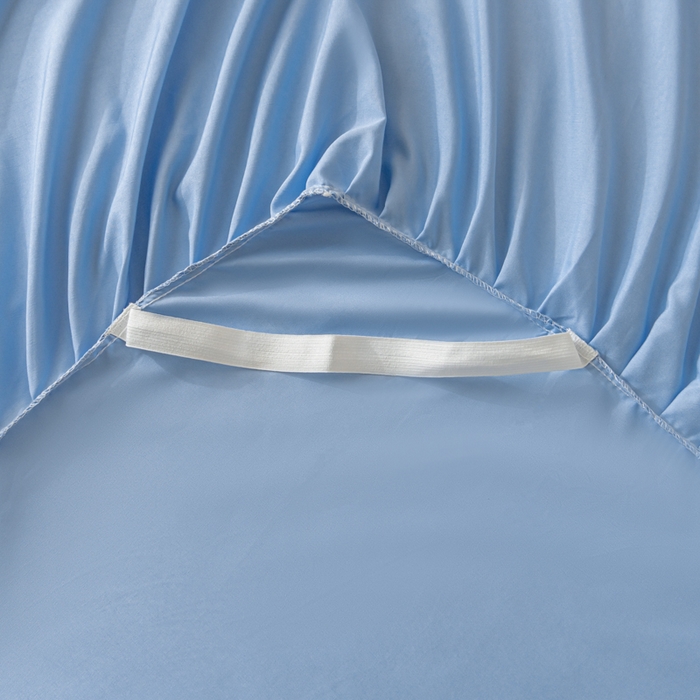 91家纺网 家纺一手货源 找家纺 梵克保罗 2025新款亲肤磨毛舒适柔软纯色Q系列枕套 Q-天蓝