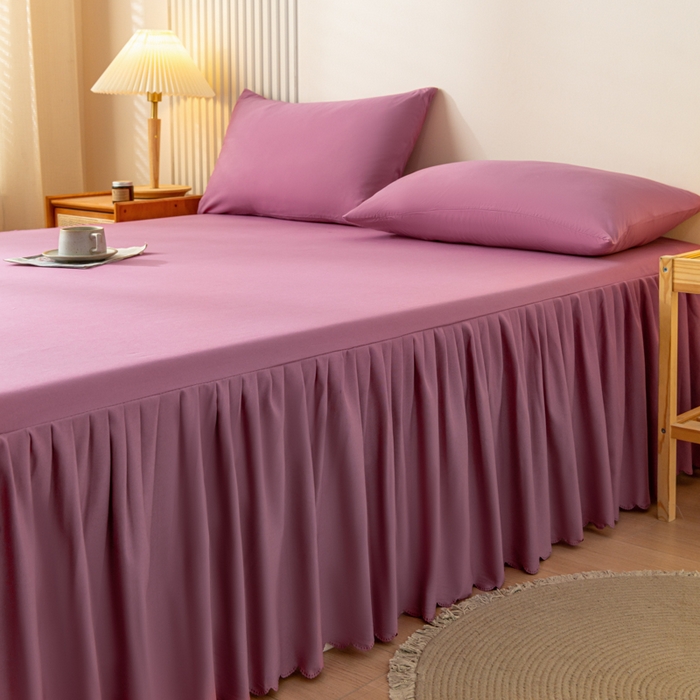 91家纺网 家纺一手货源 找家纺 梵克保罗 2025新款亲肤磨毛舒适柔软纯色Q系列枕套 Q-冷玫瑰