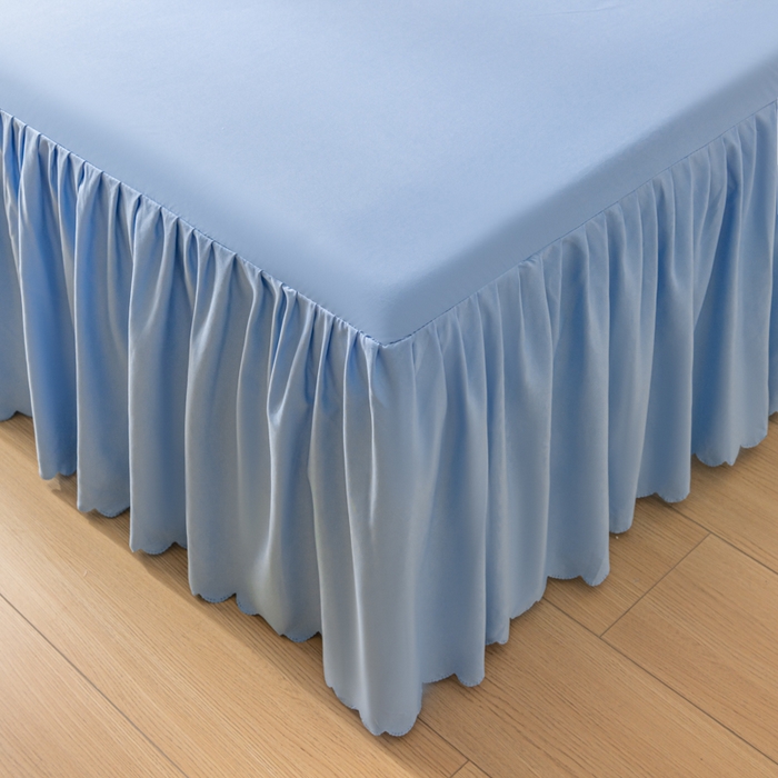 91家纺网 家纺一手货源 找家纺 梵克保罗 2025新款亲肤磨毛舒适柔软纯色Q系列枕套 Q-天蓝