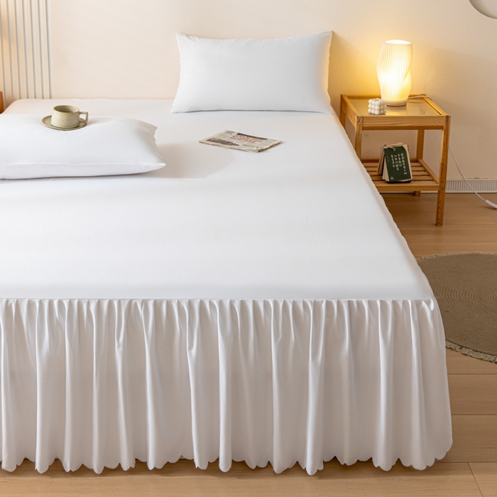 91家纺网 家纺一手货源 找家纺 梵克保罗 2025新款亲肤磨毛舒适柔软纯色Q系列枕套 Q-纯白