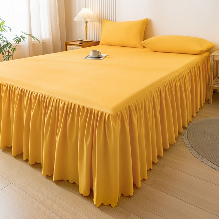 91家纺网 家纺一手货源 找家纺 梵克保罗 2025新款亲肤磨毛舒适柔软纯色Q系列枕套 Q-奥丁金