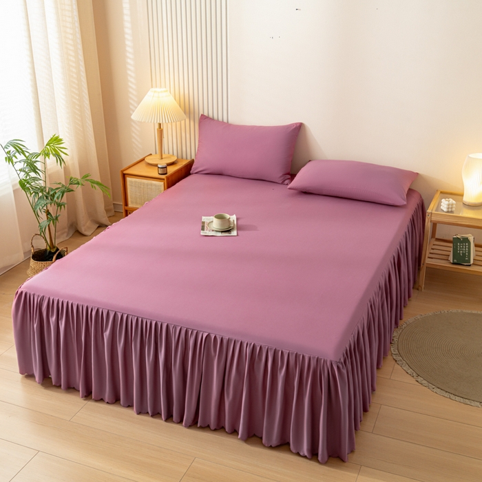 91家纺网 家纺一手货源 找家纺 梵克保罗 2025新款亲肤磨毛舒适柔软纯色Q系列枕套 Q-冷玫瑰