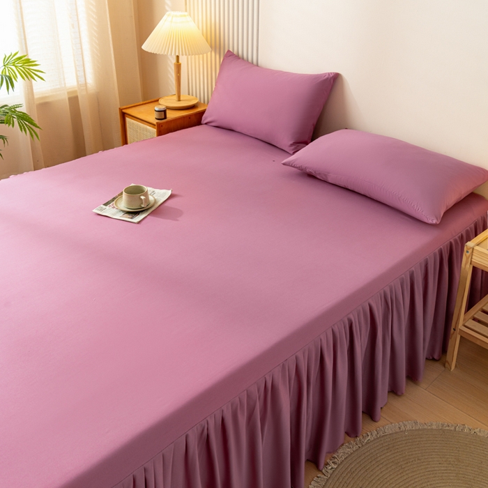 91家纺网 家纺一手货源 找家纺 梵克保罗 2025新款亲肤磨毛舒适柔软纯色Q系列枕套 Q-冷玫瑰